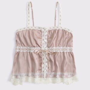 NWT Lace-Trim Cami Tank
